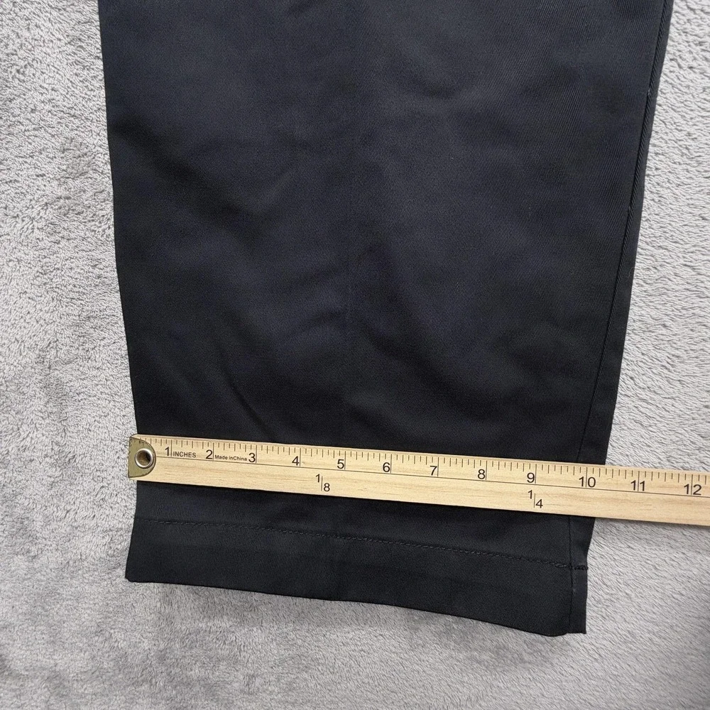 Tesla Pants Mens Tag 42x32 Black Chino Regular Microfiber Polyester